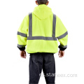 ANSI Work Safety Ropa de alta visibilidad con capucha con capucha